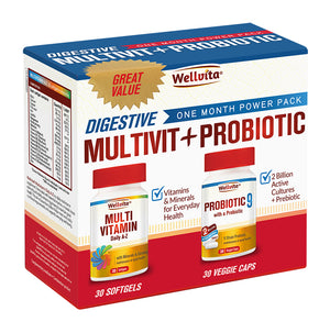 Wellvita Multivit A-Z+ Probiotic Power Pack