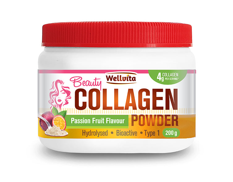 Wellvita Collagen Powder (Passion Fruit Flavour)