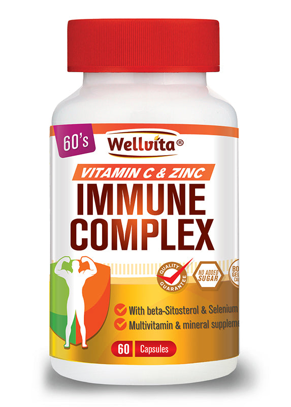 Wellvita Immune Complex with Vitamin C & Zinc