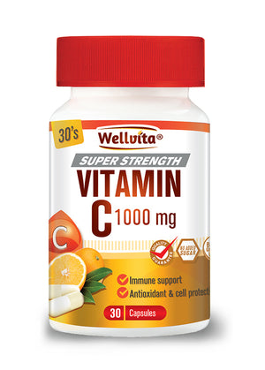 Wellvita Vitamin C 1000mg Capsules