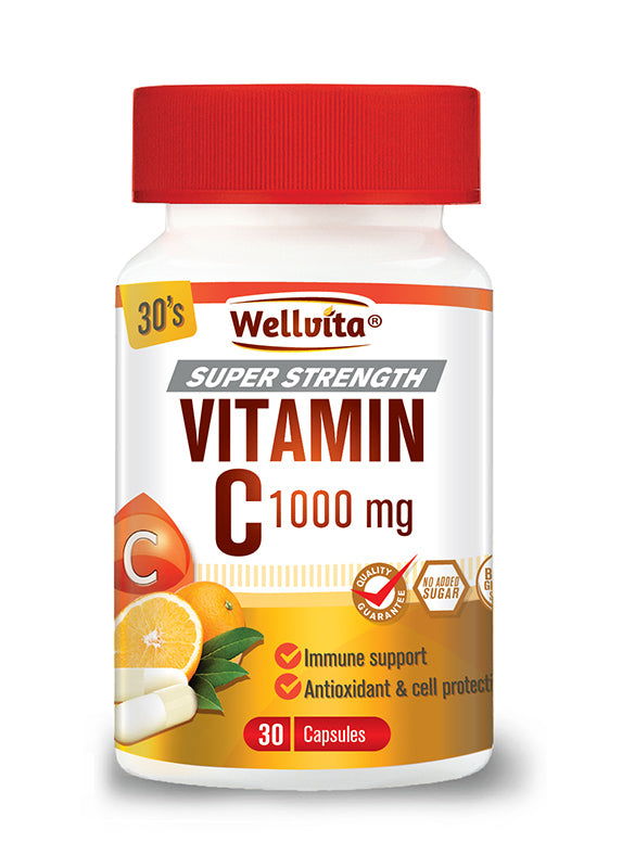 Wellvita Vitamin C 1000mg Capsules