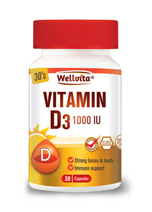 Wellvita Vitamin D3 1000IU