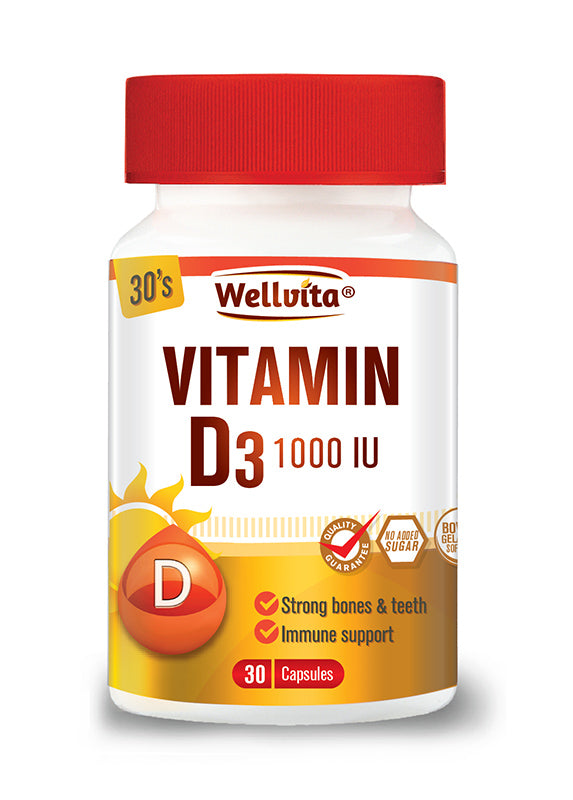 Wellvita Vitamin D3 1000IU