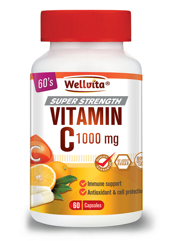 Wellvita Vitamin C 1000mg Capsules