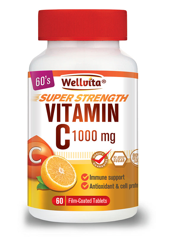 Wellvita Vitamin C 1000mg Tablets